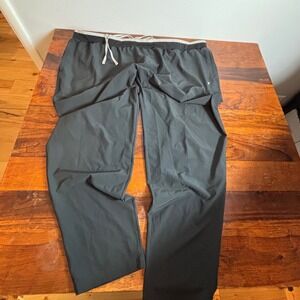 Fabletics Womens 4X Black Activewear‎ Pants PT2253112-0001-34400 Drawstring Gym
